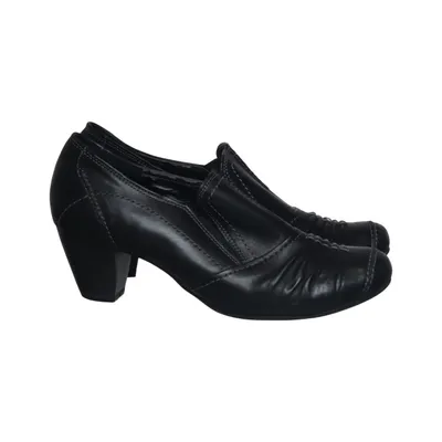 Heeled boots (Black) from Jana Fashion Leather