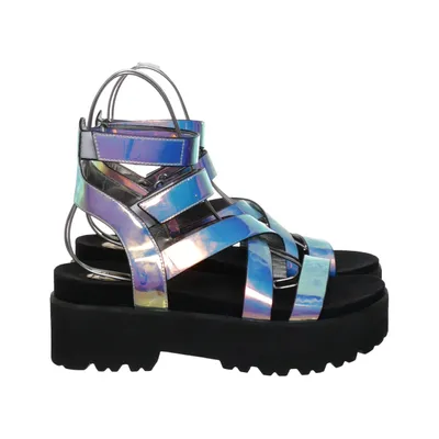 Sandalen (Schwarz, Mehrfarbig) von Buffalo Baumwolle