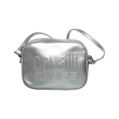 Axelremsväska (Silverfärgad) från Cavalli Class Polyester, Polyuretan