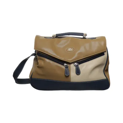 Shoulder-bag (Brown, Beige, Blue) from Hernan Bags