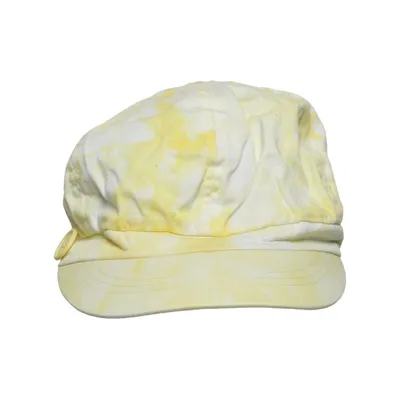 Flat cap (Yellow, White) from Crash One Cotton