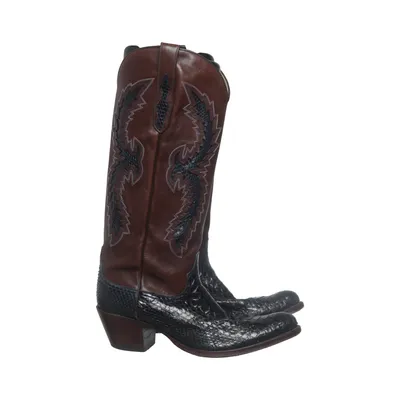 Bottes de cow-boy (Marron, Noir) de Tony Mora