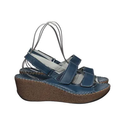 Wedges (Blue) from Comfort Leather