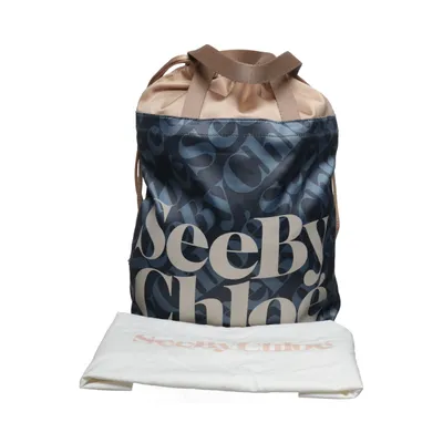 Handbag (Essential Satin Tote Bag) from See by Chloé Leather, Polyester