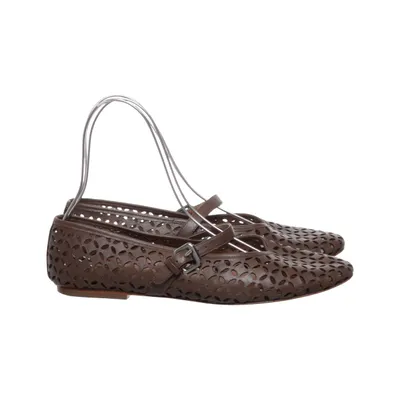 Ballet flats (Brown) from Vicenza Leather