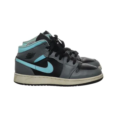 Baskets (1 Mid (GS) „Grey Aqua”) de Nike Air Jordan