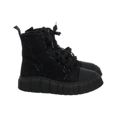 Bottes à lacets (Noir) de Baldinini Cuir
