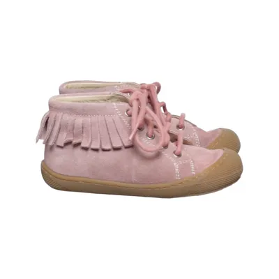 Laced boots (Pink, Brown) from Naturino Leather
