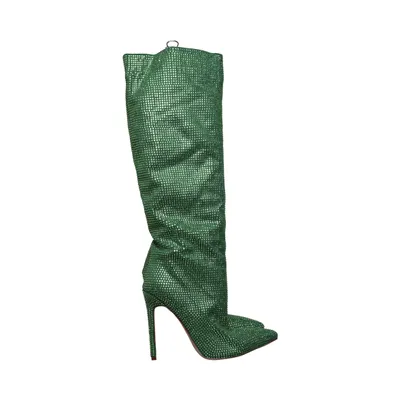 Bottes à talons (Vert) de Stephan
