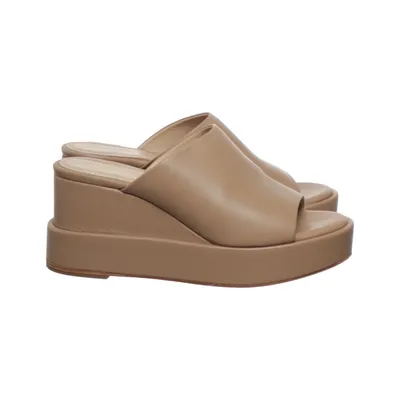Wedges (Beige) from Paloma Barceló Leather