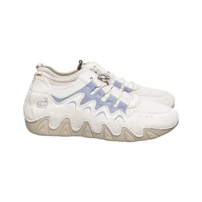 Baskets (Beige, Bleu) de Riedel Cuir