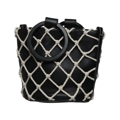 Handtas (Zwart, Beige) van Mango