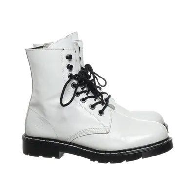 Laced boots (White) from Dockers by Gerli Leather