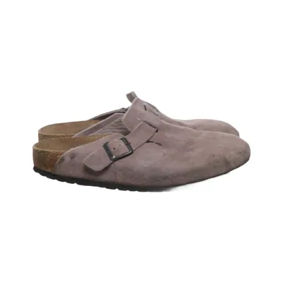 Teenslippers (Boston) van Birkenstock Leer