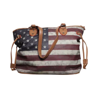 Handbag (Blue, Red, White)