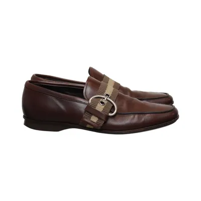 Loafers (Brown, Beige) from Prada