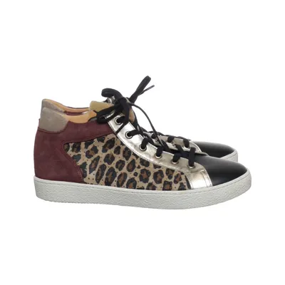 Trainers (Black, Multicolored) from Pom d'Api Leather