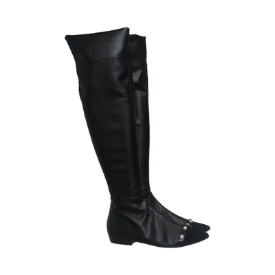 Stiefel (Schwarz) von Philosophy di Lorenzo Serafini Leder