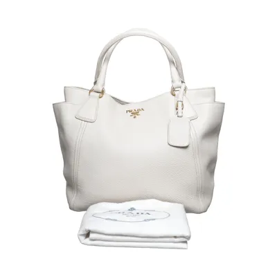Handtas (Vitello Daino Shopping Bag) van Prada