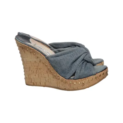 Chaussure compensées (Bleu) de Jimmy Choo