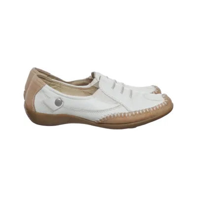 Chaussures d'été en toile (Blanc, Beige) de Bellissima Cuir