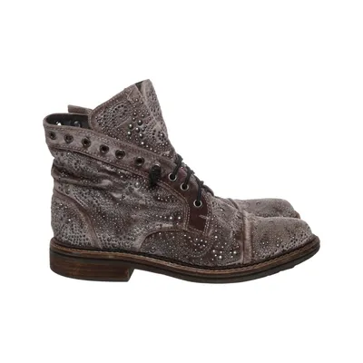Bottes à lacets (Marron) de Alma en Pena