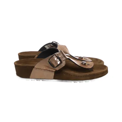 Sandales (Or, Marron) de Rohde Cuir