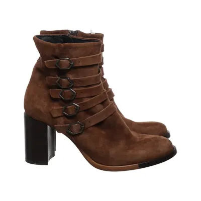 Heeled boots (Brown) from Zinda Leather