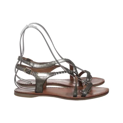 Sandales (Marron, Argent) de Les Tropeziennes