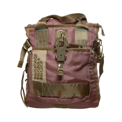 Skuldertaske (Pink, Beige, Grøn) fra George Gina & Lucy Bomuld, Polyester