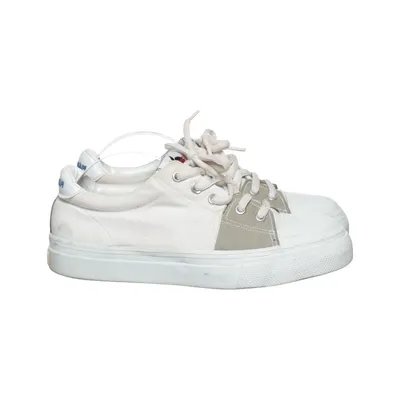 Canvas shoes (White, Gray) from Pom d'Api Leather