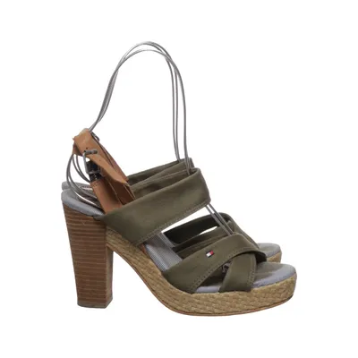 Sandaletten (Groen, Bruin, Meerkleurig) van Tommy Hilfiger