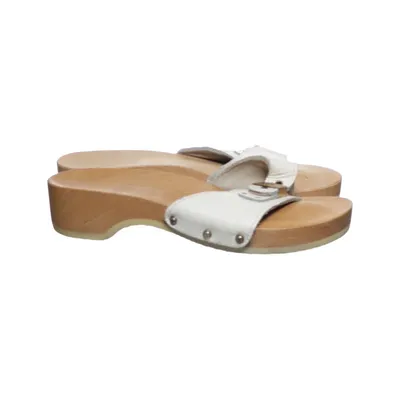 Sabots (Blanc) de Scholl Cuir