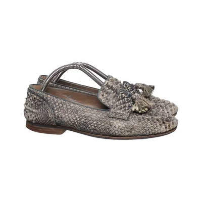 Loafers (Gray, Multicolored) from Lanvin Leather