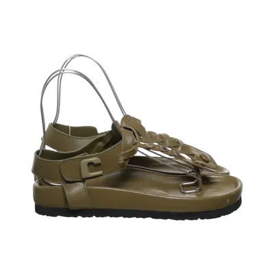 Sandals (Green) from Lola Cruz Leather