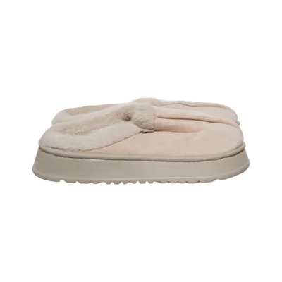 Slippers (Beige) from Home Polyester, Polyurethane