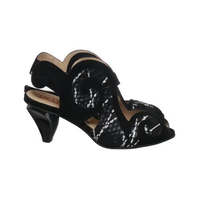 Sandales à talons hauts (Noir, Blanc) de Lisa Tucci