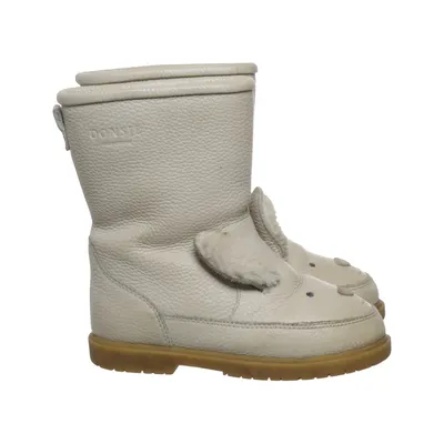 Stiefel (Beige) von Donsje Leder, Wolle