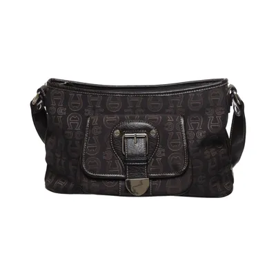 Shoulder-bag (Brown) from Etienne Aigner Cotton, Polyester