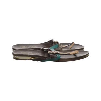 Teenslippers (Bruin, Turquoise, Beige) van Ella Cruz