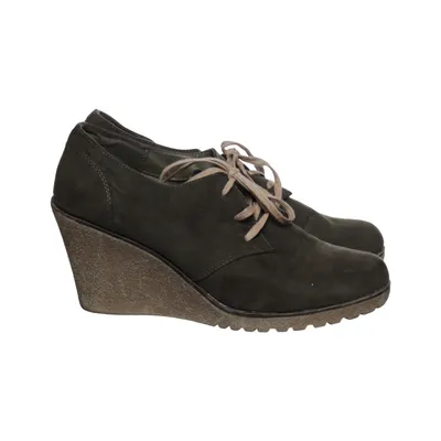 Wedges (Green) from Graceland Leather