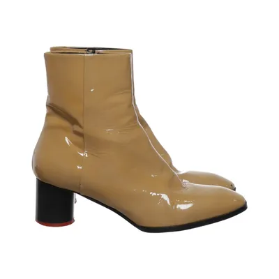 Laarzen met hak (Beige) van Aeyde Leer
