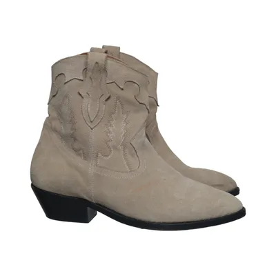 Cowboystøvler (Beige) fra Catarina Martins Læder