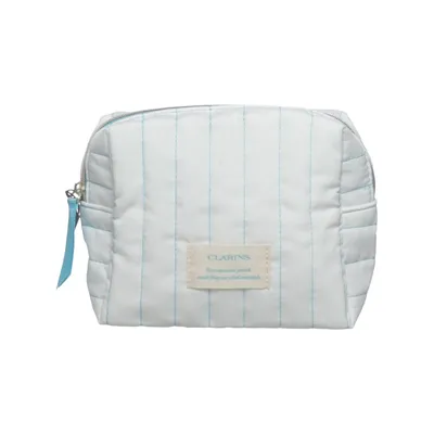 Trousse de toilette (Blanc, Bleu) de Clarins Polyester recyclé