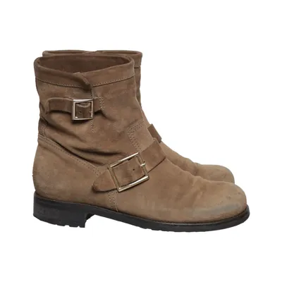 Ankelstøvler (Brun) fra Jimmy Choo