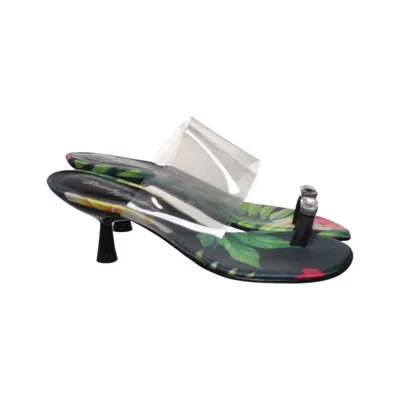 Sandales à talons hauts (Noir, Multicolore) de Beverly Feldman Cuir