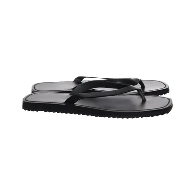 Teenslippers (Zwart) van The Row Leer