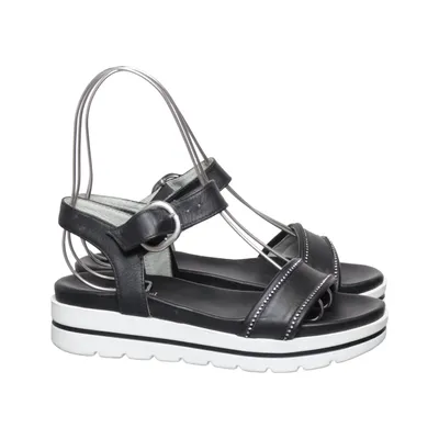 Sandales (Noir, Blanc) de Nero Giardini Cuir