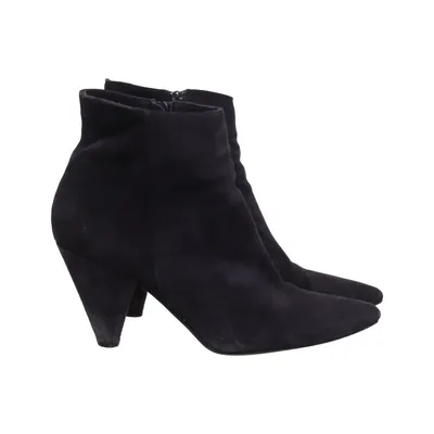Heeled boots (Black) from Progetto Leather