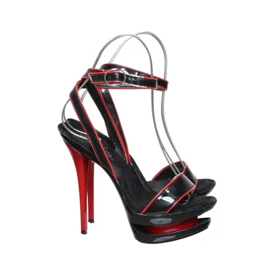 High heel sandals (Black, Red) from Pleaser